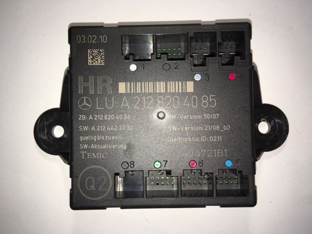 bontott MERCEDES-BENZ E-CLASS Jobb hátsó Ajtó Vezérlőegység