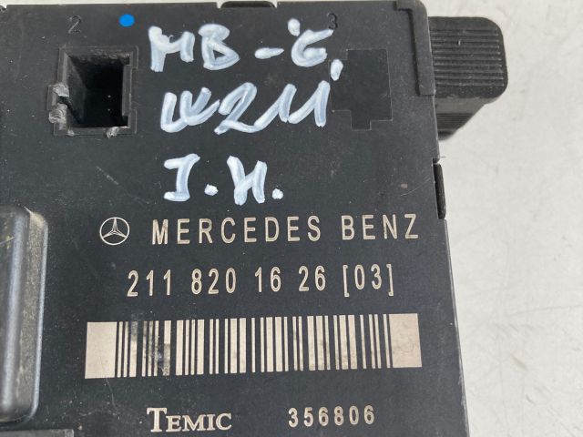 bontott MERCEDES-BENZ E-CLASS Jobb hátsó Ajtó Vezérlőegység