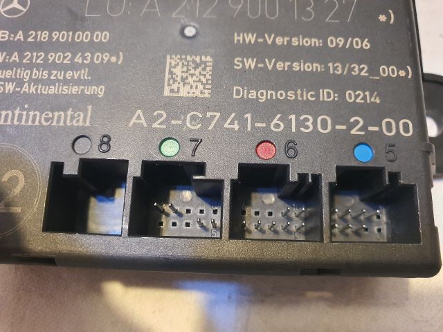 bontott MERCEDES-BENZ E-CLASS Jobb hátsó Ajtó Vezérlőegység