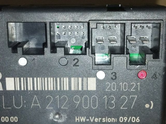 bontott MERCEDES-BENZ E-CLASS Jobb hátsó Ajtó Vezérlőegység