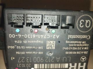 bontott MERCEDES-BENZ E-CLASS Jobb hátsó Ajtó Vezérlőegység