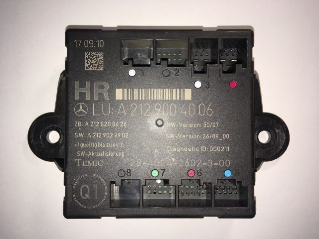 bontott MERCEDES-BENZ E-CLASS Jobb hátsó Ajtó Vezérlőegység