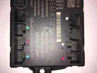 bontott MERCEDES-BENZ E-CLASS Jobb hátsó Ajtó Vezérlőegység