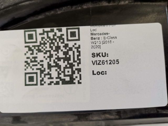 bontott MERCEDES-BENZ E-CLASS Jobb Ledes Fényszóró