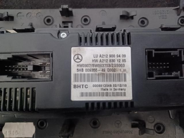 bontott MERCEDES-BENZ E-CLASS Klíma Kapcsoló