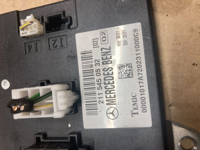 bontott MERCEDES-BENZ E-CLASS Komfort Elektronika