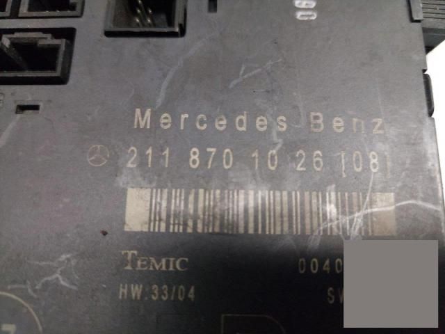 bontott MERCEDES-BENZ E-CLASS Komfort Elektronika