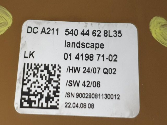 bontott MERCEDES-BENZ E-CLASS Komplett Kormánykapcsoló (Bajuszkapcsoló)