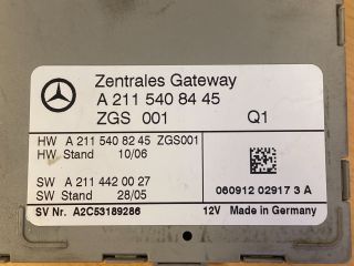 bontott MERCEDES-BENZ E-CLASS Központizár Elektronika