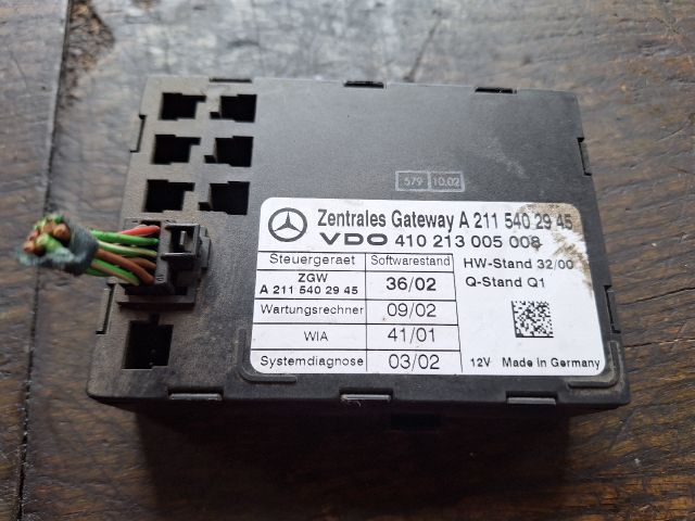 bontott MERCEDES-BENZ E-CLASS Központizár Elektronika