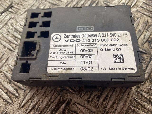 bontott MERCEDES-BENZ E-CLASS Központizár Elektronika