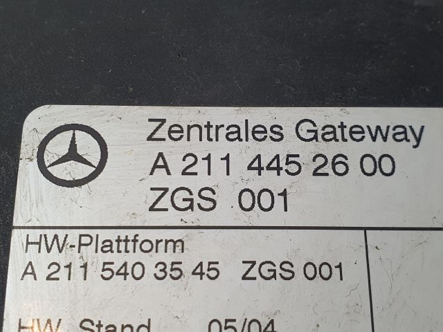 bontott MERCEDES-BENZ E-CLASS Központizár Elektronika