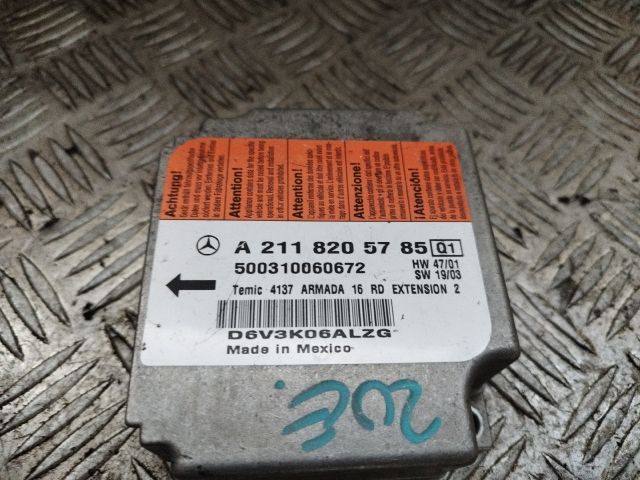 bontott MERCEDES-BENZ E-CLASS Légzsák Elektronika