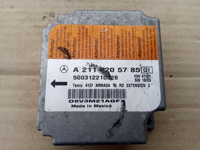 bontott MERCEDES-BENZ E-CLASS Légzsák Elektronika