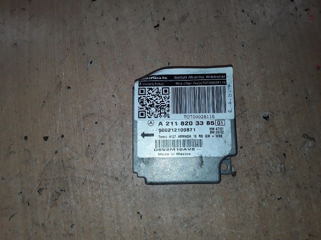 bontott MERCEDES-BENZ E-CLASS Légzsák Elektronika