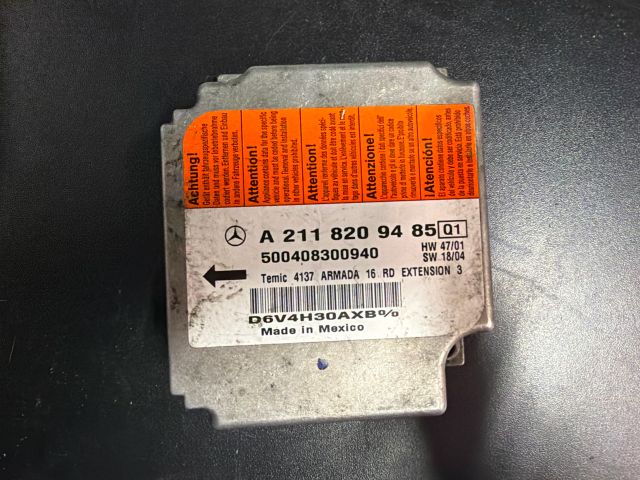 bontott MERCEDES-BENZ E-CLASS Légzsák Elektronika