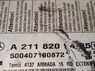 bontott MERCEDES-BENZ E-CLASS Légzsák Elektronika