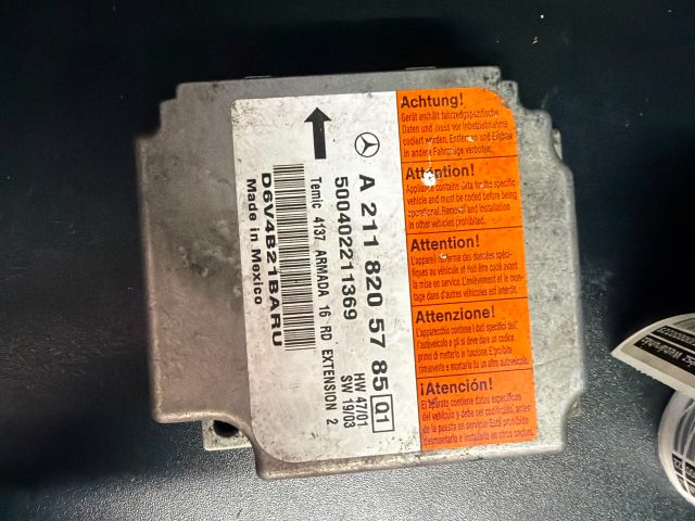 bontott MERCEDES-BENZ E-CLASS Légzsák Elektronika