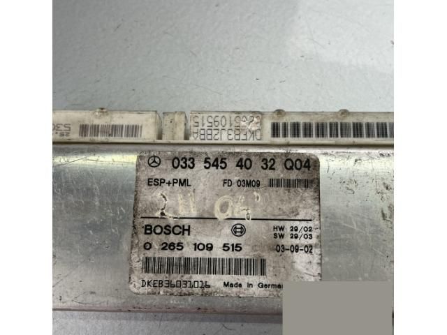 bontott MERCEDES-BENZ E-CLASS Menetstabilizátor Elektronika