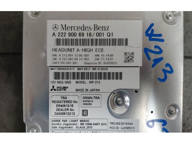 bontott MERCEDES-BENZ E-CLASS Navigációs Fejegység