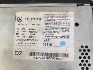 bontott MERCEDES-BENZ E-CLASS Rádió / CD