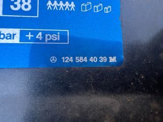 bontott MERCEDES-BENZ E-CLASS Tankajtó