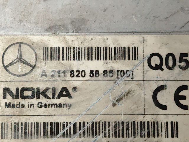 bontott MERCEDES-BENZ E-CLASS Telefon Elektronika