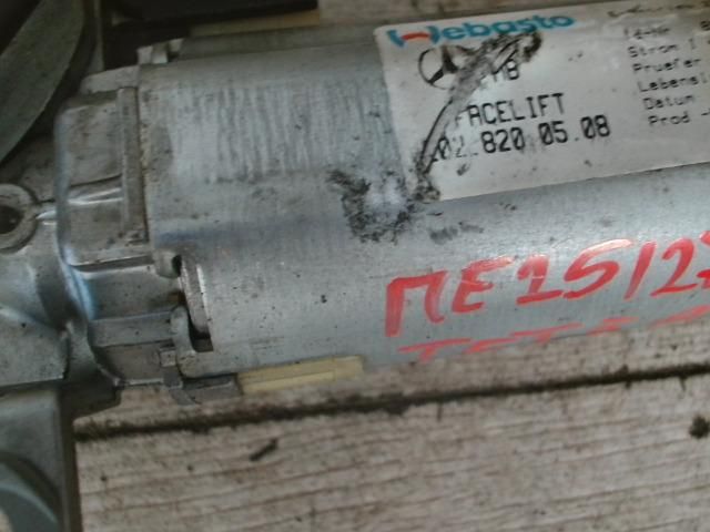 bontott MERCEDES-BENZ E-CLASS Tetőablak Motor