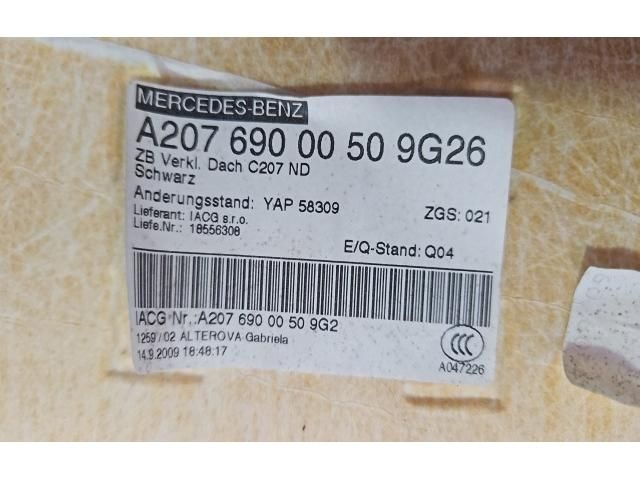 bontott MERCEDES-BENZ E-CLASS Tetőkárpit