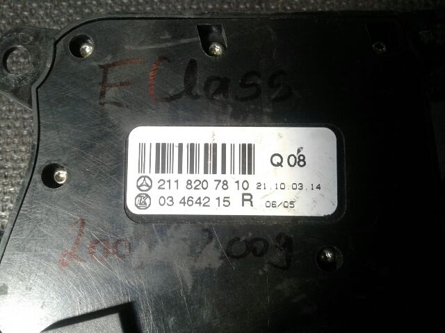 bontott MERCEDES-BENZ E-CLASS Ülés Elektronika