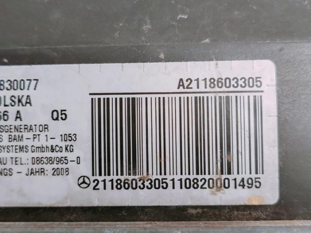 bontott MERCEDES-BENZ E-CLASS Utasoldali Légzsák