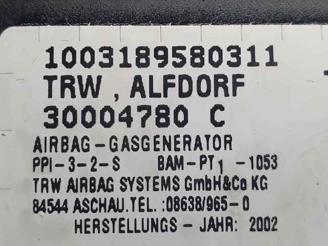 bontott MERCEDES-BENZ E-CLASS Utasoldali Légzsák