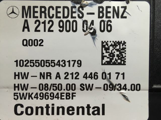 bontott MERCEDES-BENZ E-CLASS Üzemanyag Befecskendező Vezérlő
