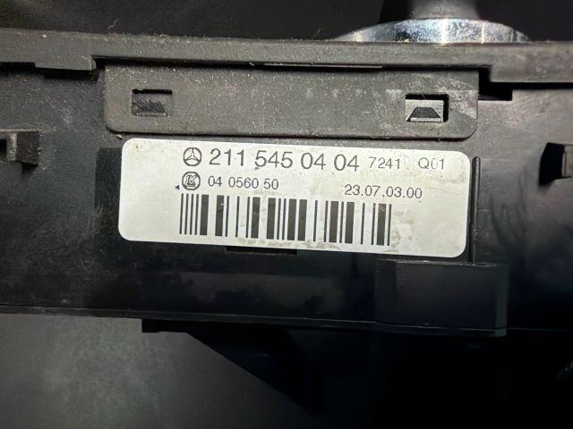 bontott MERCEDES-BENZ E-CLASS Világítás Kapcsoló