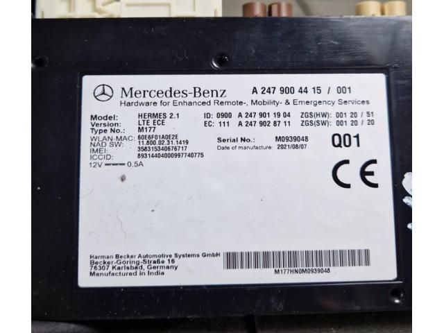 bontott MERCEDES-BENZ EQA Komfort Elektronika