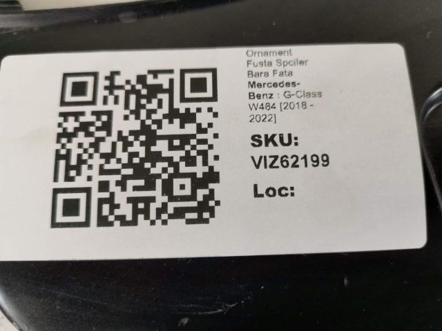 bontott MERCEDES-BENZ G-CLASS Első Lökhárító Díszléc