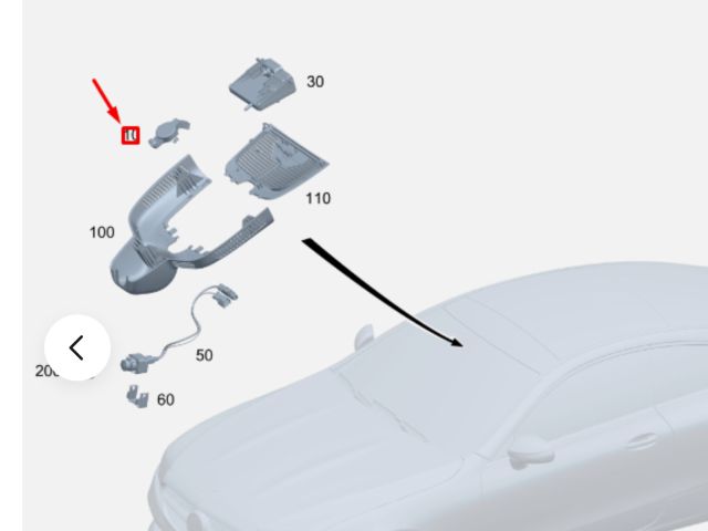 bontott MERCEDES-BENZ G-CLASS Eső Érzékelő
