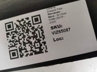 bontott MERCEDES-BENZ G-CLASS Jobb első Dobbetét (Kerékjárati, Műanyag)