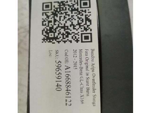 bontott MERCEDES-BENZ GL-CLASS Bal első Sárvédő Díszléc