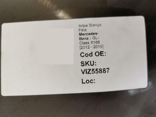 bontott MERCEDES-BENZ GL-CLASS Bal első Sárvédő