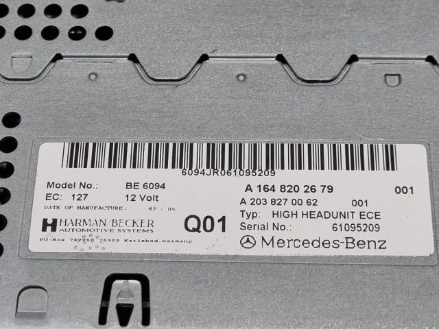 bontott MERCEDES-BENZ GL-CLASS Navigációs Fejegység