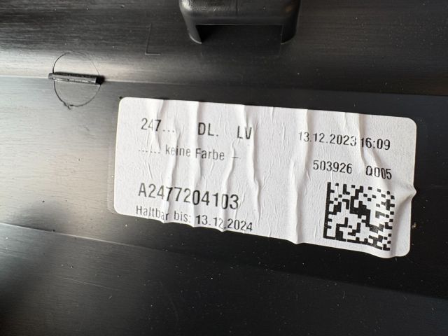 bontott MERCEDES-BENZ GLA Bal első Ajtó Díszléc