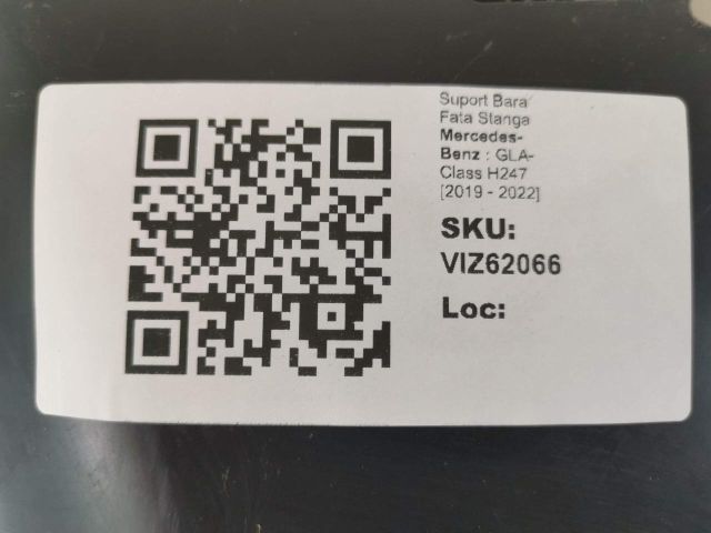 bontott MERCEDES-BENZ GLA Bal első Lökhárító Tartó (Műanyag)