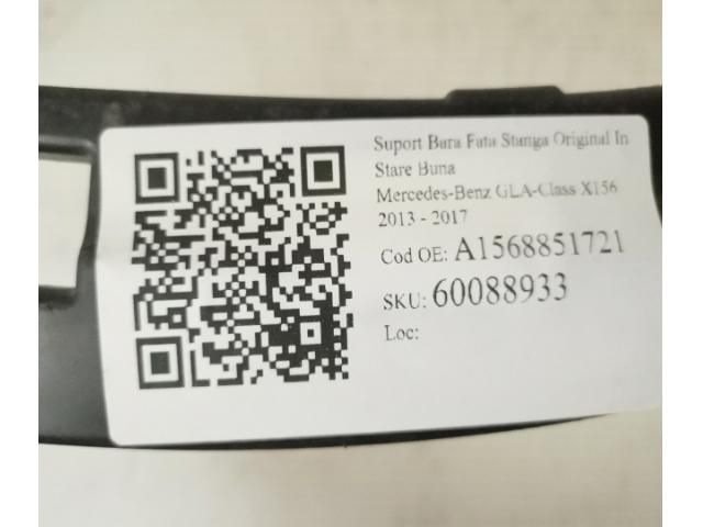 bontott MERCEDES-BENZ GLA-CLASS Bal első Lökhárító Tartó (Műanyag)