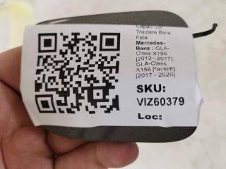 bontott MERCEDES-BENZ GLA-CLASS Első Vonószem Burkolat