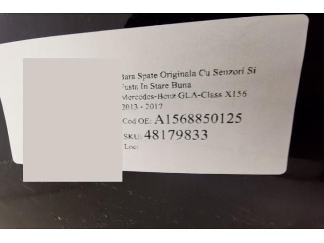 bontott MERCEDES-BENZ GLA-CLASS Hátsó Lökhárító (Részeivel)