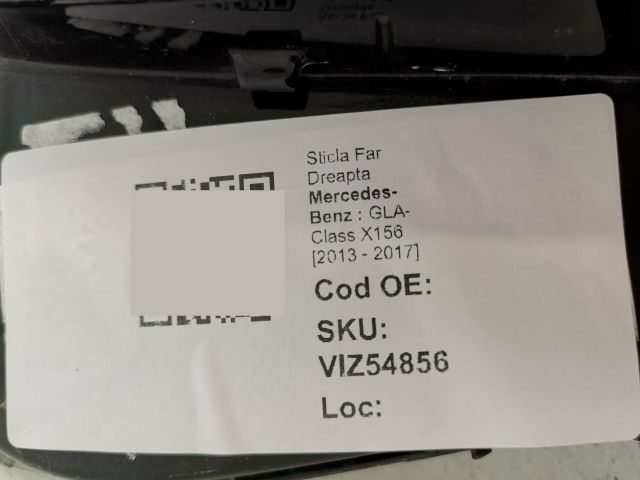 bontott MERCEDES-BENZ GLA-CLASS Jobb első Lámpabúra