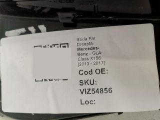 bontott MERCEDES-BENZ GLA-CLASS Jobb első Lámpabúra