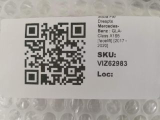 bontott MERCEDES-BENZ GLA-CLASS Jobb első Lámpabúra