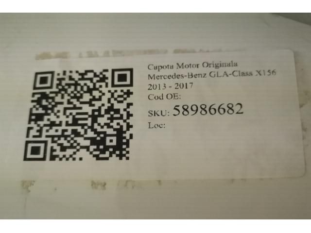 bontott MERCEDES-BENZ GLA-CLASS Motorháztető